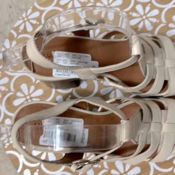 NWT Lucky Brand vanilla Imana platform strappy sandals - Picture 8 of 11
